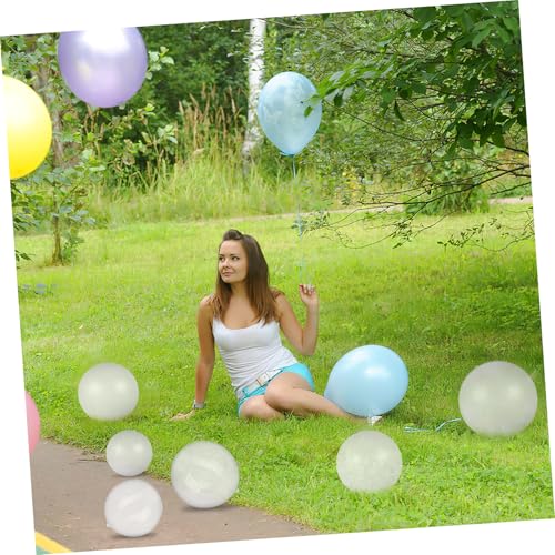 VICASKY 100 Stück Transparente Bobo Ballons Tpu Elastische Bubble Ballons für Hochzeit Geburtstag Party Dekoration Indoor Outdoor Vielseitig Einsetzbar VICASKY 100 Stück Transparente Bobo Ballons Tpu Elastische Bubble Ballons für Hochzeit Geburtstag Party Dekoration Indoor Outdoor Vielseitig Einsetzbar von VICASKY