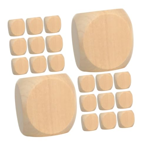 VICASKY 100 Stück Unlackierte Sechsseitige Würfel mit Abgerundeten Ecken DIY Bastelmaterial für Brettspiele und Partys für Kreative Projekte VICASKY 100 Stück Unlackierte Sechsseitige Würfel mit Abgerundeten Ecken DIY Bastelmaterial für Brettspiele und Partys für Kreative Projekte von VICASKY