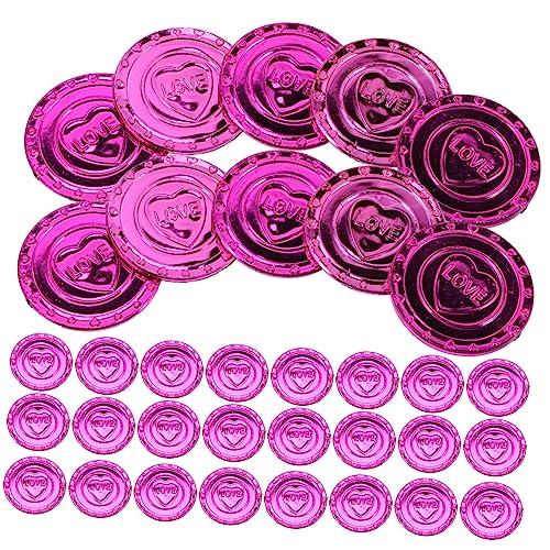 VICASKY 100 Stück Valentinstagsmünzen Piratenspielzeug Valentinstagsparty Piraten Massendekorationen Piratenthema Valentinstagspartymünzen Piratenthema Roter Kunststoff VICASKY 100 Stück Valentinstagsmünzen Piratenspielzeug Valentinstagsparty Piraten Massendekorationen Piratenthema Valentinstagspartymünzen Piratenthema Roter Kunststoff von VICASKY
