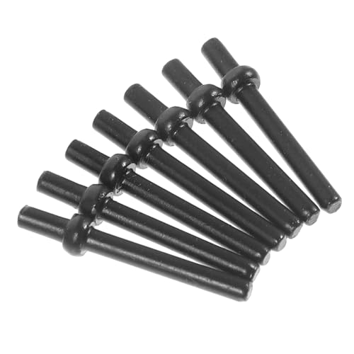 VICASKY 100 Stück Wertungsstift für Brettspielkarten Ketten-Dreieck-Spiel Stecktafelstifte Formen Puzzle Score bruchrechnen Bildschirm Wertungsvorräte Ritzklammern aus Metall Eisen Black von VICASKY