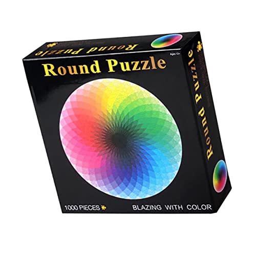 VICASKY 1000 Stück Buntes Puzzle Erwachsene Kinderpuzzle Puzzles Mosaik Farben Runden Pädagogisches Puzzle Colorful VICASKY 1000 Stück Buntes Puzzle Erwachsene Kinderpuzzle Puzzles Mosaik Farben Runden Pädagogisches Puzzle Colorful von VICASKY