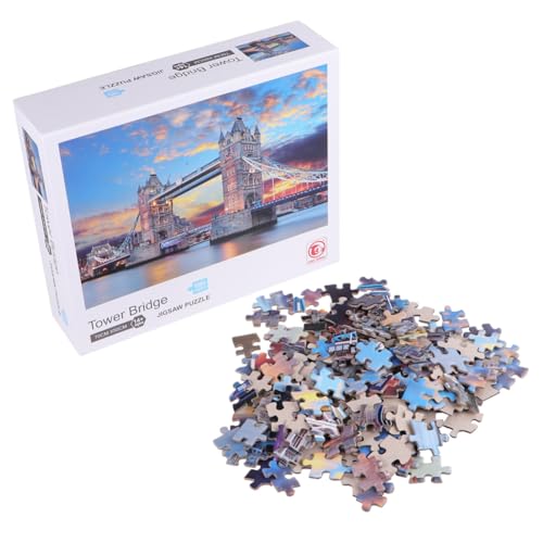 VICASKY 1000 Stück Puzzle für frühes pädagogisches Lernen Puzzle rätselbuch DIY Toys laubsägen für kinderspielzeug Bridge-Puzzle- Puzzle- für von VICASKY