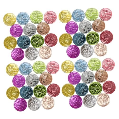 VICASKY 100st Farbige Glücksmünzen Belohnungsgläser Belohnungsglas Karneval Unterhaltungsmünzen Bunte Schatzmünzen Spiel Bunte Münzen Goldmünzen Aus Kunststoff Colorful Plastik VICASKY 100st Farbige Glücksmünzen Belohnungsgläser Belohnungsglas Karneval Unterhaltungsmünzen Bunte Schatzmünzen Spiel Bunte Münzen Goldmünzen Aus Kunststoff Colorful Plastik von VICASKY