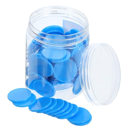 VICASKY Lernspiel Zählchips 100pcs Pokerchips Für Schulaktivitäten Von Kindern VICASKY Lernspiel Zählchips 100pcs Pokerchips Für Schulaktivitäten Von Kindern von VICASKY