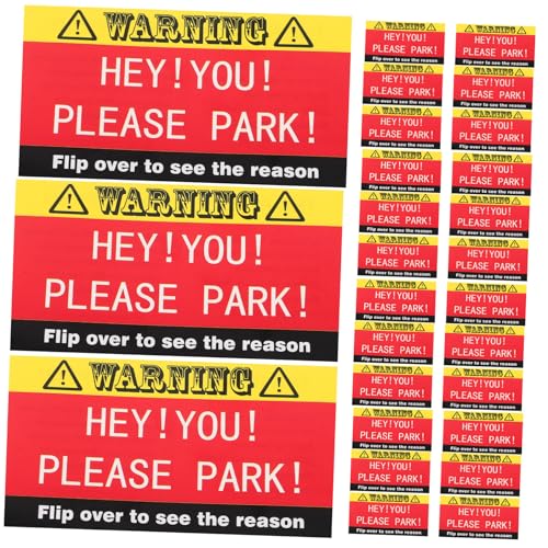 VICASKY Mehrfach-parkaufkleber 100 Stück „sie Parken Wie EIN Aufkleber“ Parkkarten Humorvolle Erinnerung von VICASKY