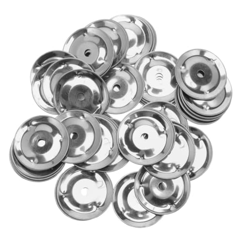 VICASKY 100st Trommelbecken Percussion-Tamburin Für Becken Becken-Tamburin-Ring Trommel Becken Begleiter Trommel-Becken-Glocke Drum-Becken-zubehör Tamburin-Effekt Rostfreier Stahl Silver VICASKY 100st Trommelbecken Percussion-Tamburin Für Becken Becken-Tamburin-Ring Trommel Becken Begleiter Trommel-Becken-Glocke Drum-Becken-zubehör Tamburin-Effekt Rostfreier Stahl Silver von VICASKY
