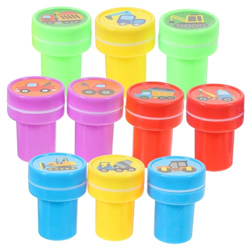 VICASKY 10St BAU-LKW-Stempel Bausatz Partyartikel für Rennwagen Aufkleber Unterlage Baustempel geschenkkarte geschenkkärtchen dekorativer Zeitschriftenstempel Scrapbooking-Zubehör Plastik VICASKY 10St BAU-LKW-Stempel Bausatz Partyartikel für Rennwagen Aufkleber Unterlage Baustempel geschenkkarte geschenkkärtchen dekorativer Zeitschriftenstempel Scrapbooking-Zubehör Plastik von VICASKY