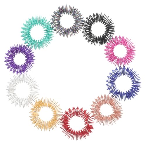 VICASKY 10St Fingermassagegerät Finger Stress Handmassage Mini Massage Entspannungs Squishy Dinosaurier- Trichotillomanie Metall VICASKY 10St Fingermassagegerät Finger Stress Handmassage Mini Massage Entspannungs Squishy Dinosaurier- Trichotillomanie Metall von VICASKY