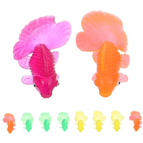 VICASKY 10St Kleiner für kinderspielzeug goldfische Goldfish kinderknallzeug plasure Tierfiguren Spielzeugtiere Puppenhausverzierung Puppenhauszubehör Plastik VICASKY 10St Kleiner für kinderspielzeug goldfische Goldfish kinderknallzeug plasure Tierfiguren Spielzeugtiere Puppenhausverzierung Puppenhauszubehör Plastik von VICASKY