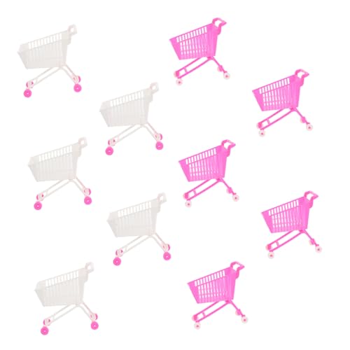 VICASKY 10St Mini-Einkaufswagen Miniatur Zappelspielzeug speichern Spielzeugauto Spielgeld für kinderspielzeug -Trolley- einkaufswagen Plastik VICASKY 10St Mini-Einkaufswagen Miniatur Zappelspielzeug speichern Spielzeugauto Spielgeld für kinderspielzeug -Trolley- einkaufswagen Plastik von VICASKY