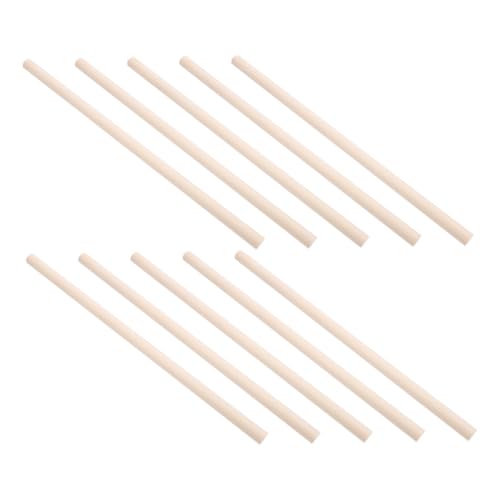VICASKY 10St Rhythmusstock gesteckt musikinstrumente für elektronisches Schlagzeug Rhythmus-Musikstöcke klassisches Schlaginstrument musikalische Birke Beige von VICASKY