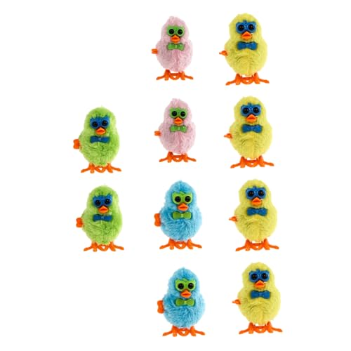 VICASKY 10St Uhrwerk Huhn für kinderspielzeug Chicken Toy Adorable Toys Toys Hühnchen Uhrwerk kleines Hühnchenspielzeug Lustiges Aufziehspielzeug Plüsch VICASKY 10St Uhrwerk Huhn für kinderspielzeug Chicken Toy Adorable Toys Toys Hühnchen Uhrwerk kleines Hühnchenspielzeug Lustiges Aufziehspielzeug Plüsch von VICASKY