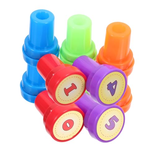 VICASKY Stempel Für Kinder – 10 Zahlenstempel Mit Cartoon-Motiven Für Kreatives Spielen VICASKY Stempel Für Kinder – 10 Zahlenstempel Mit Cartoon-Motiven Für Kreatives Spielen von VICASKY