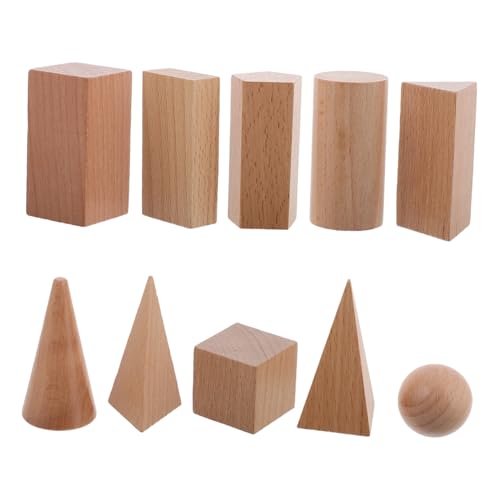 VICASKY 10St geometrisches Modell dreidimensionale Lehrmittel Sandpapier Teile Dekoration Geometrische Modelle Mathe Lernspielzeug Holzmusterblöcke Geometrie Form hölzern Beige VICASKY 10St geometrisches Modell dreidimensionale Lehrmittel Sandpapier Teile Dekoration Geometrische Modelle Mathe Lernspielzeug Holzmusterblöcke Geometrie Form hölzern Beige von VICASKY