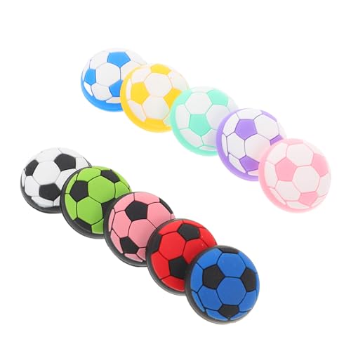 VICASKY 10Stücke Joystick Daumengriffe Im Fußball Design rutschfeste Analogstick Kappen Für Controller Schutzkappen Für Daumengriffe Hüllen Für Analogsticks VICASKY 10Stücke Joystick Daumengriffe Im Fußball Design rutschfeste Analogstick Kappen Für Controller Schutzkappen Für Daumengriffe Hüllen Für Analogsticks von VICASKY