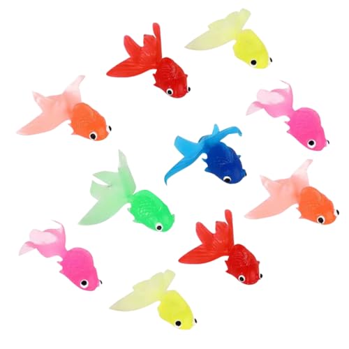 VICASKY 10Stücke Künstliche Goldfische für Aquarium Umweltfreundliches TPR Material Schwimmendes Fischdekor Lebendige Tropische Fische für Aquarienlandschaften VICASKY 10Stücke Künstliche Goldfische für Aquarium Umweltfreundliches TPR Material Schwimmendes Fischdekor Lebendige Tropische Fische für Aquarienlandschaften von VICASKY