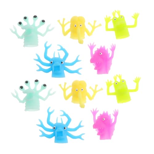VICASKY 10Stücke Leuchtende Fingerpuppen aus Teilig Mini Fingerspielzeug für Geschichtenerzählen und Kreative Spiele und Partys VICASKY 10Stücke Leuchtende Fingerpuppen aus Teilig Mini Fingerspielzeug für Geschichtenerzählen und Kreative Spiele und Partys von VICASKY