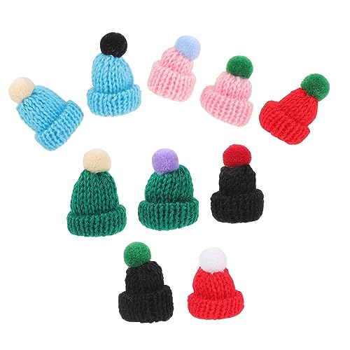 VICASKY 10Stücke Mini Strickmützen Für DIY Bastelprojekte Mini Hüte Für Puppendekoration Weihnachtsflaschen Und Kreative Handwerksideen VICASKY 10Stücke Mini Strickmützen Für DIY Bastelprojekte Mini Hüte Für Puppendekoration Weihnachtsflaschen Und Kreative Handwerksideen von VICASKY