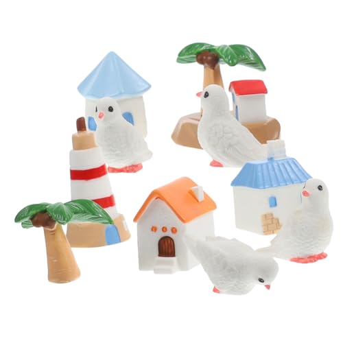 VICASKY 10Stücke Miniatur Strandornamente für DIY Mikrolandschaften Dekoration für Puppenhäuser und Strandhäuser Realistische Details Perfektes Zubehör für Gartenkunst VICASKY 10Stücke Miniatur Strandornamente für DIY Mikrolandschaften Dekoration für Puppenhäuser und Strandhäuser Realistische Details Perfektes Zubehör für Gartenkunst von VICASKY
