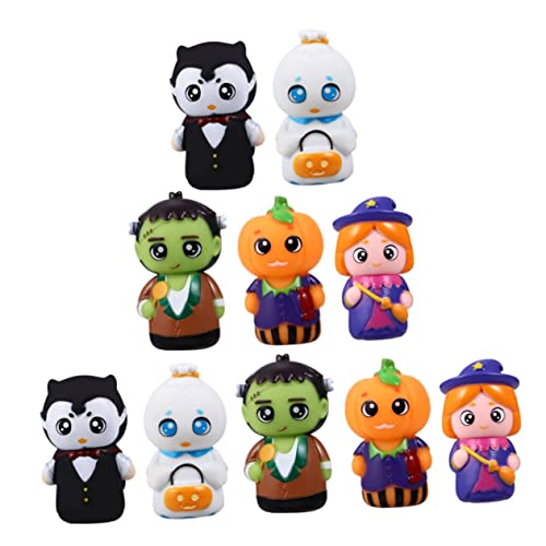 VICASKY 10Stücke Teiliges Cartoon Handpuppen für Interaktives Fingerspielzeug für Halloween Geburtstagsgeschenke und Kreative Geschichtenerzählungen VICASKY 10Stücke Teiliges Cartoon Handpuppen für Interaktives Fingerspielzeug für Halloween Geburtstagsgeschenke und Kreative Geschichtenerzählungen von VICASKY