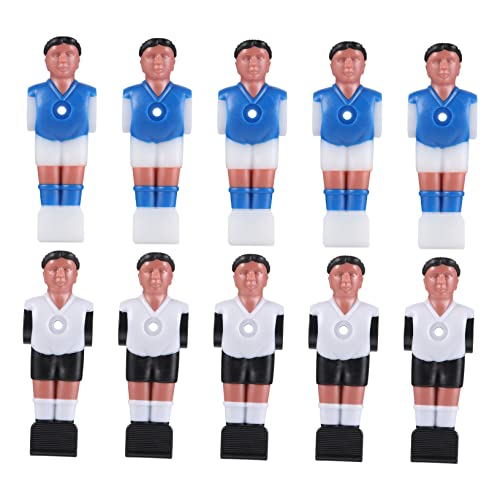 VICASKY 10Stücke Tischfußballspieler Figuren Tischfußball Zubehör für Kicker Langlebige Spieler Standardgröße zu Installieren für Stundenlangen Spielspaß von VICASKY