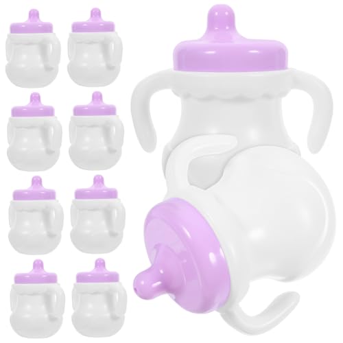 VICASKY 10st Babyflasche Kleine Trinkflasche Geben Vor, Modell Zu Sein Babypuppenflaschen Für Mädchen Babypuppenflaschen Kinderspielzeug Plastik von VICASKY