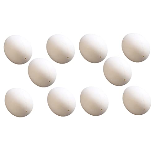 VICASKY 10st Bemalte Eier Eierhalter Eierspender Schwimmbad Mini-eier Dekorbehälter Kinderspielzeug Selber Machen Eierspielzeug Osterei Diy-ostereier Plastik Weiß VICASKY 10st Bemalte Eier Eierhalter Eierspender Schwimmbad Mini-eier Dekorbehälter Kinderspielzeug Selber Machen Eierspielzeug Osterei Diy-ostereier Plastik Weiß von VICASKY