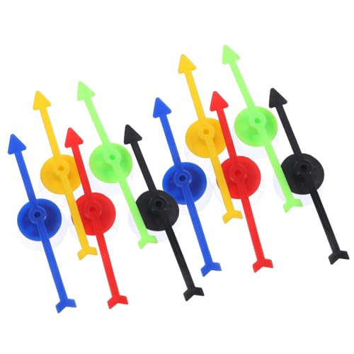 VICASKY 10st Glücksradzeiger -Spiel Zappeln Saugspinner Expander Spiel Getränkehalterhalterung Auto-getränkehalter-untersetzer Auto -untersetzer Becherhaltereinsatz Plastik von VICASKY