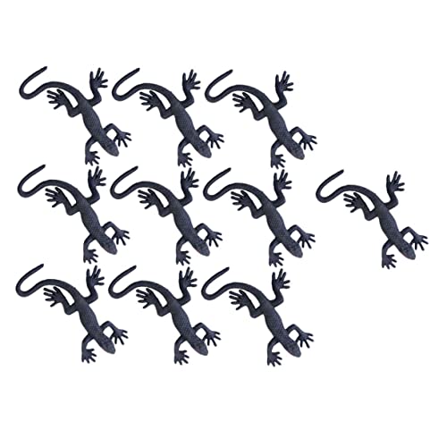 VICASKY Realistisches Gecko-Modell 10 Stück Eidechsen Spielzeug Für Jungen Und Mädchen Halloween-Dekoration Party- von VICASKY