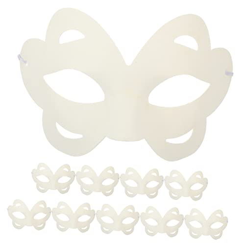 VICASKY 10st Handbemalte Maske Selber Machen Masken Heimwerken Maske Reinigen Maskerade Opernmaske Fuchsmaske Cosplay Party Halloween-säuberungsmaske Sterben Aufdecken Leer Papier Weiß VICASKY 10st Handbemalte Maske Selber Machen Masken Heimwerken Maske Reinigen Maskerade Opernmaske Fuchsmaske Cosplay Party Halloween-säuberungsmaske Sterben Aufdecken Leer Papier Weiß von VICASKY