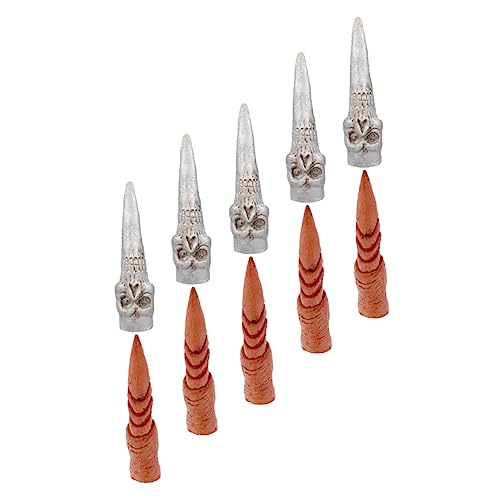 VICASKY 10st Hexennagel-Set Gel-zehennagelaufkleber Halloween-streichspielzeug Bausatz Kindernägel Gefälschte Zehennägel Nagel Kunst Dekoration Auf Die Zehennägel Drücken Kostüm Emulsion VICASKY 10st Hexennagel-Set Gel-zehennagelaufkleber Halloween-streichspielzeug Bausatz Kindernägel Gefälschte Zehennägel Nagel Kunst Dekoration Auf Die Zehennägel Drücken Kostüm Emulsion von VICASKY