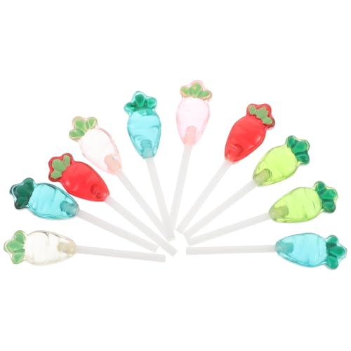 VICASKY Einzigartige Mini-Lollipop-Modelle 10 Stück Für Puppensimulation Miniatur-weihnachtsdekorationen von VICASKY