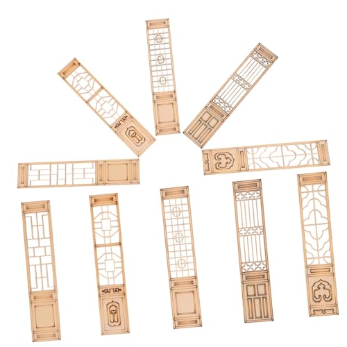 VICASKY 10st Mini-Zaun Miniatur Mädchen Puppe Bildschirm Figuren Mini-faltwand Abs VICASKY 10st Mini-Zaun Miniatur Mädchen Puppe Bildschirm Figuren Mini-faltwand Abs von VICASKY
