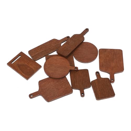 VICASKY Realistische Miniatur-schneidebretter 10 Stück Holz-hackspielzeug Für Jungen Und Mädchen Puppenhaus Mini-küchenzubehör Kreativität Und Koordination VICASKY Realistische Miniatur-schneidebretter 10 Stück Holz-hackspielzeug Für Jungen Und Mädchen Puppenhaus Mini-küchenzubehör Kreativität Und Koordination von VICASKY