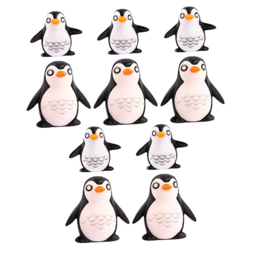 VICASKY Realistische Miniatur-Pinguin-Figuren 10 Stück Tier-miniaturen Aus Kunstharz für Die Landschaftsgestaltung für Zuhause und Das Büro VICASKY Realistische Miniatur-Pinguin-Figuren 10 Stück Tier-miniaturen Aus Kunstharz für Die Landschaftsgestaltung für Zuhause und Das Büro von VICASKY