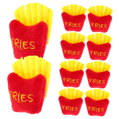 VICASKY Simulation Pommes Frites Plüsch 10 Stück Pommes Frites Modell Stofftier Spielzeug für Jungen und Mädchen VICASKY Simulation Pommes Frites Plüsch 10 Stück Pommes Frites Modell Stofftier Spielzeug für Jungen und Mädchen von VICASKY