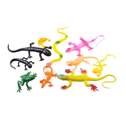 VICASKY 10St Spielzeuge Modelle Mini-Tropenspielzeug Lernspielzeug für Kinder Simulationsschlangenspielzeug Frosch künstliche Schlange von VICASKY