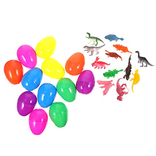 VICASKY 12 -dinosaurier-eier-spielzeug Von Easter Dino Set Für Kinder Jungen Und Mädchen Lernspielzeug Für Partys Zu Hause in Der Schule von VICASKY
