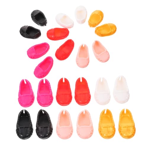 VICASKY 12 Paar Schuhe Puppenmode Puppen Outfits Puppengarderobe Kleine Dekorationsstatuen Kleiner Ausstellungsständer Künstliche Requisiten Puppenschuh Mini Puppenhaus VICASKY 12 Paar Schuhe Puppenmode Puppen Outfits Puppengarderobe Kleine Dekorationsstatuen Kleiner Ausstellungsständer Künstliche Requisiten Puppenschuh Mini Puppenhaus von VICASKY