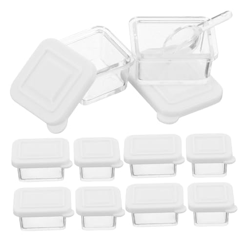 VICASKY 12 Sätze Teiliges Miniatur Dollhouse Küchen mit Transparenten Lebensmittel Aufbewahrungsboxen Mini Organizer und Schaufeln für Puppenhaus Zubehör Kreatives DIY und Rollenspiele VICASKY 12 Sätze Teiliges Miniatur Dollhouse Küchen mit Transparenten Lebensmittel Aufbewahrungsboxen Mini Organizer und Schaufeln für Puppenhaus Zubehör Kreatives DIY und Rollenspiele von VICASKY