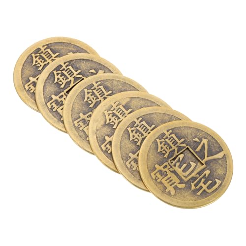 VICASKY 12 Stck. Feng Shui Glücksmünzen aus Messing Chinesische Knoten Münzen Anhänger DIY Schmuck Zubehör für Auto Zuhause und Büro Traditionelles Chinesisches Glückssymbol VICASKY 12 Stck. Feng Shui Glücksmünzen aus Messing Chinesische Knoten Münzen Anhänger DIY Schmuck Zubehör für Auto Zuhause und Büro Traditionelles Chinesisches Glückssymbol von VICASKY