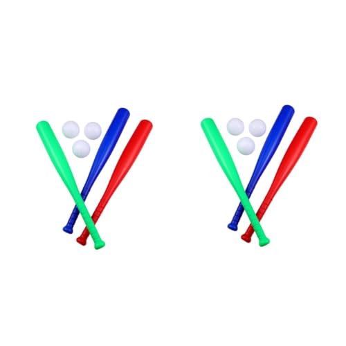 VICASKY 12 Stck. Teiliges Baseball Set aus Sicherem Langlebigem Material mit Farbigen Schlägern und Bällen für Kleinkinder Üben von Schlagfähigkeiten im Outdoor Spiel VICASKY 12 Stck. Teiliges Baseball Set aus Sicherem Langlebigem Material mit Farbigen Schlägern und Bällen für Kleinkinder Üben von Schlagfähigkeiten im Outdoor Spiel von VICASKY
