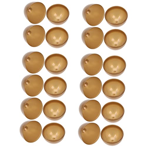 VICASKY 12 Stk Ostereier Goldfüllbare Eier klares Osterei Osterkorb leere Eier Osterei- easter egg set easter egg decoration Ostervorräte Osterei-Verzierungen Plastik Golden VICASKY 12 Stk Ostereier Goldfüllbare Eier klares Osterei Osterkorb leere Eier Osterei- easter egg set easter egg decoration Ostervorräte Osterei-Verzierungen Plastik Golden von VICASKY