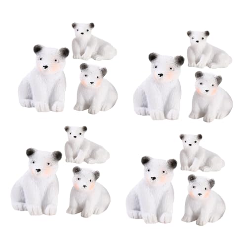 VICASKY Realistische Bär Ornamente Bär Figuren Für Desktop Garten Decor Harz Handwerk Spielzeug von VICASKY