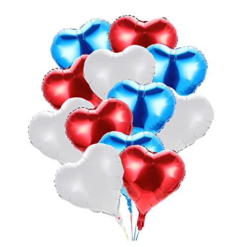 VICASKY 12 Stück Herz Foil Ballons für Unabhängigkeitstag Patriotic Party Deko in Rot Aluminiumfolie Luftballons für Feiern und Dekorationen VICASKY 12 Stück Herz Foil Ballons für Unabhängigkeitstag Patriotic Party Deko in Rot Aluminiumfolie Luftballons für Feiern und Dekorationen von VICASKY