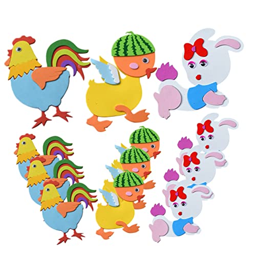 VICASKY 12 Stück Kaninchen-Schaum-Aufkleber Aufkleber Basteln Wandtattoos Tieraufkleber Selber Machen Eva-Aufkleber Tiere Wandtattoo Ausschnitte Zum Basteln Aufkleber Für Eva-Schaum VICASKY 12 Stück Kaninchen-Schaum-Aufkleber Aufkleber Basteln Wandtattoos Tieraufkleber Selber Machen Eva-Aufkleber Tiere Wandtattoo Ausschnitte Zum Basteln Aufkleber Für Eva-Schaum von VICASKY