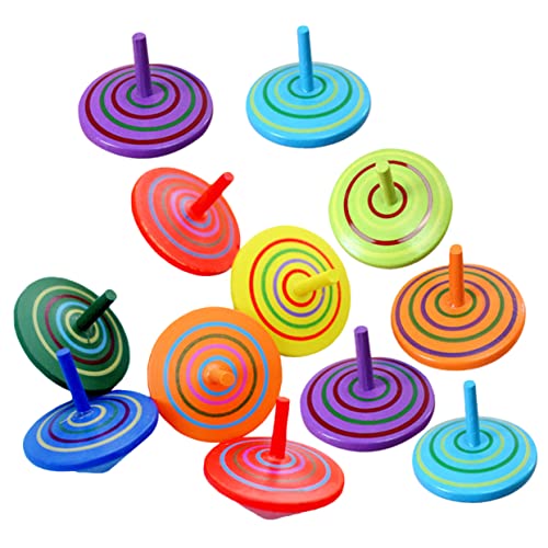 VICASKY 12 Stück Kreiselspielzeug Aus Holz Pädagogisches Gyroskop- Bildungsspielzeug Kinderspielzeug Für Gleichgewicht Kid -lernspielzeug Zufällige Farbe VICASKY 12 Stück Kreiselspielzeug Aus Holz Pädagogisches Gyroskop- Bildungsspielzeug Kinderspielzeug Für Gleichgewicht Kid -lernspielzeug Zufällige Farbe von VICASKY