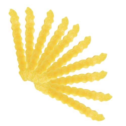 VICASKY 12 Stück Simulierte Gewellte Pommes Frites Modelle Lebensmittel Künstliche Pommes Frites Künstliche Pommes Frites Pommes Frites Pommes Frites Partytrick DIY Modell VICASKY 12 Stück Simulierte Gewellte Pommes Frites Modelle Lebensmittel Künstliche Pommes Frites Künstliche Pommes Frites Pommes Frites Pommes Frites Partytrick DIY Modell von VICASKY