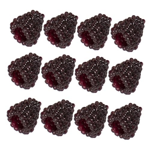 VICASKY 12 Stück Simulierte Wilde Erdbeeren Himbeeren Foto Requisiten Obstmodell Display Realistisches Himbeermodell Künstliche Himbeer Requisite Küchenschrank Schwarz VICASKY 12 Stück Simulierte Wilde Erdbeeren Himbeeren Foto Requisiten Obstmodell Display Realistisches Himbeermodell Künstliche Himbeer Requisite Küchenschrank Schwarz von VICASKY