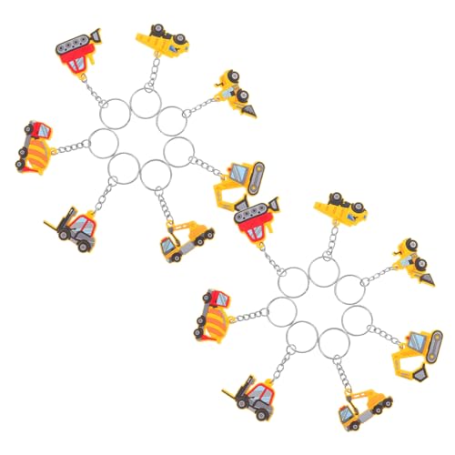 VICASKY 12 Stück Teiliges Baumaschinen Schlüsselanhänger mit Bagger Bulldozer und Kran PVC Baustellen Party Deko Kindergeburtstag Baustellen Party Supplies VICASKY 12 Stück Teiliges Baumaschinen Schlüsselanhänger mit Bagger Bulldozer und Kran PVC Baustellen Party Deko Kindergeburtstag Baustellen Party Supplies von VICASKY